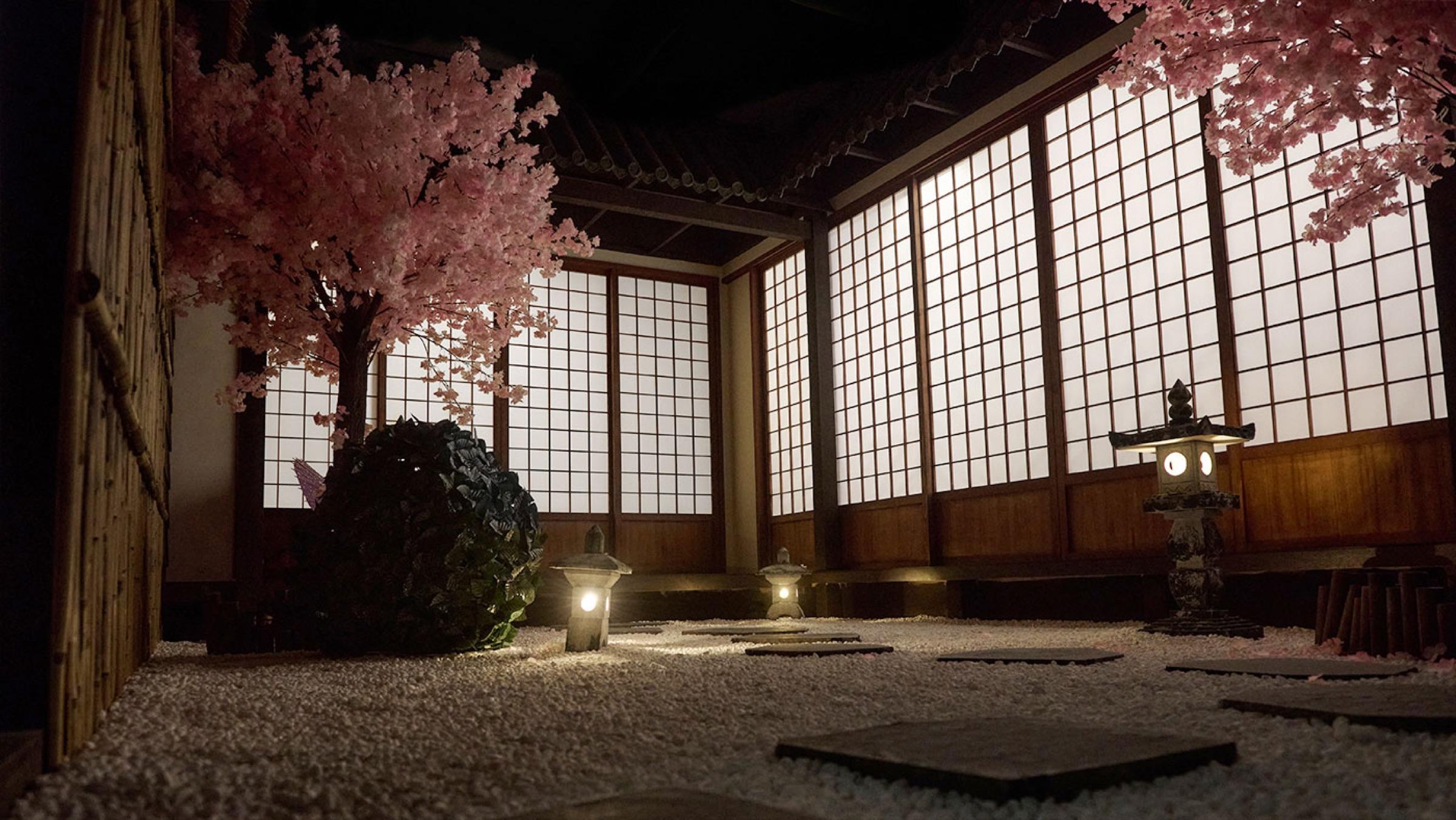 Japanese Garden and Interior